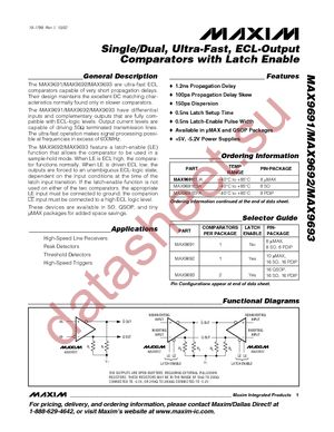 MAX9692EPE+ datasheet  